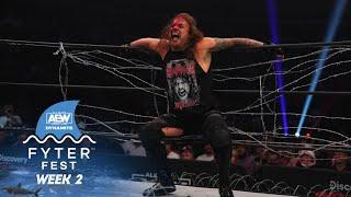 Jericho v Kingston in a Barbed Wire Everywhere Death Match  AEW Dynamite Fyter Fest Wk 2 72022