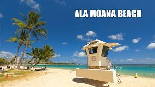 Most Beautiful Beach for Max Relaxarion ️ Ala Moana Beach ️ Magic Island  Beautiful Hawaii