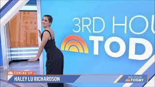 Haley Lu Richardson twerking on The Today Show 12-09-2022