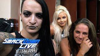 The Riott Squad issue a challenge for next week SmackDown LIVE Fallout Feb. 13 2018