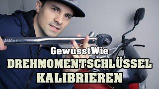 Drehmomentschlüssel kalibrieren