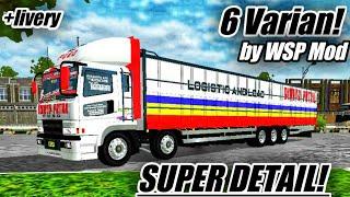 Mod bussid Terbaru Truck Fuso Super Great Tribal by WSP  Bussid v3.0