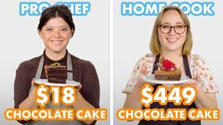 $449 vs $18 Chocolate Cake Pro Chef & Home Cook Swap Ingredients  Epicurious