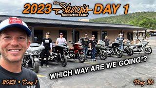 2023 Sturgis Day 1 - Which way are we going? -VLOG 86