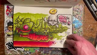 7 Year Old Graffiti Blackbook - Flipthrough