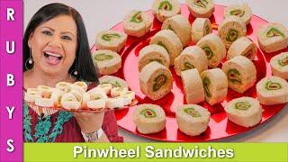 Umy ke Summer Pinwheel Sandwiches Recipe in Urdu Hindi - RKK