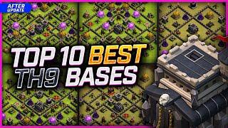 NEW BEST TH9 BASES WarTrophyFarming  TOP 10 Town Hall 9 Base Links for 2024 - Clash of Clans