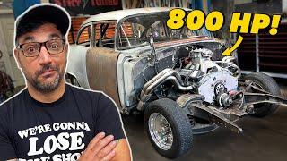 Swapping An 800+ Horsepower NASCAR V8 Into My 1955 Chevy Street Car  PART 2 - Ultimate Header Fab