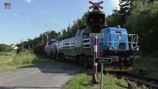 Železniční přejezd Bransouze #1 - 30.6.2022  Czech railroad crossing