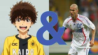 ZIDANE HEAD in an ANIME?  - Aoi Ashito & Zinedine Zidane Ao Ashi Vs Real Life