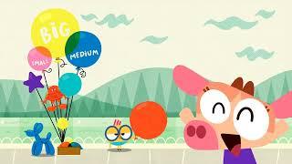 FUN WITH MATH  Sizes for kids  Cartoons for kids  Lingokids