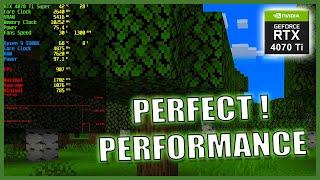 Minecraft - Nvidia RTX 4070 Ti Super + AMD Ryzen 9 5900X BenchmarkPerformance