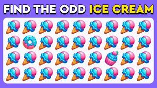 Find the ODD One Out - Sweets Edition   Easy Medium Hard Levels Quiz