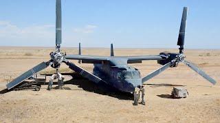 How US Secretly Repaired for Months a Broken V-22 in Middle of Desert