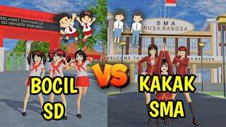 PERBEDAAN BOCIL SD VS KAKAK SMA  SAKURA SCHOOL SIMULATOR INDONESIA