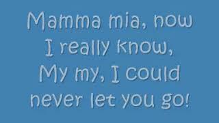 ABBA Mamma Mia lyrics