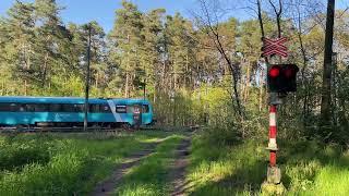 LIVESTREAM #32 Železniční přejezd odb. Babín - 30.4.2023  Czech railroad crossing