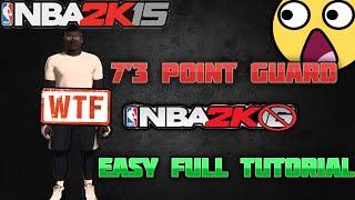 NBA 2K15 DEMIGOD GLITCH TUTORIAL  All Badges 73 Point Guard Insane Wingspan