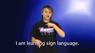 Learn ASL Im learning sign language