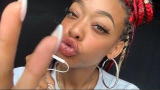 ASMR  mic licking + hand movements  LOTS OF MOUTH SOUNDS 