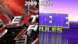 All Of Extreme Rules PPV Main Events Match Card Compilation 2009 - 2022