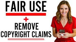 NEW Fair Use Copyright on YouTube  What to do when you get copyright claim & remove EFFECTIVE