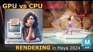 Maya CPU vs GPU Render Speed Tests Arnold