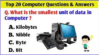 Most Important Computer Fundamentals MCQs  Computer Fundamentals Mcqs Questions with answers .