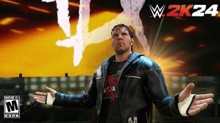 WWE2K24  Dean Ambrose 18 Asylum Entrance w Theme & GFX Pack  WWE2K24 Crazy Pc Mods