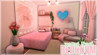 SPRING BLOXBURG BEDROOM BUILD 