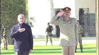 Press Release 712024 - Prime Minister of Pakistan Shahbaz Sharif visited GHQ Rawalpindi.  ISPR