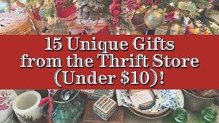 15 Unique & Budget-Friendly Christmas Gift Ideas from the Thrift Store Under $10