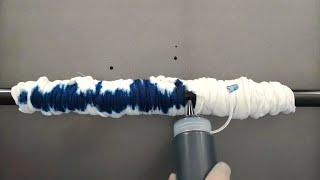 P255 Arashi Shibori Pole Wrapping Tie-dye Pattern