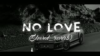 NO LOVE Slowed+reverb shubh