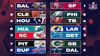 NFL Playoffs Here are my picks Who are yours?
