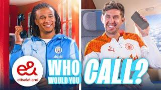 WHAT A QUESTION FOR NATHAN  Man Citys John Stones and Nathan Ake ask some fun questions