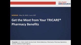 Get the Most from Your TRICARE Pharmacy Benefits