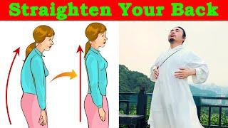 How to Straighten Your Back and Correct Spine Posture FIX YOUR HUNCHBACK