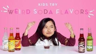 Kids Try Weird Soda Flavors  Kids Try  HiHo Kids