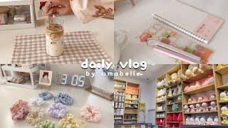 daily vlog  ⋆｡˚ mall trip skincare haul cute unboxings divoom dito grocery shopping 