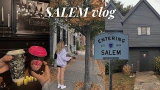 24 hrs in SALEM ‍️  coffee shops witchy stores hocus pocus filming locations & haul