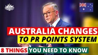 Australia 8 Major Changes to PR Points System Australia PR Points System