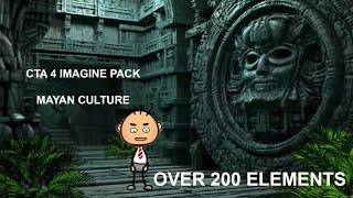 FREE CTA 4 IMAGINE PACKS - MAYAN CULTURE OVER 200 ELEMENTS