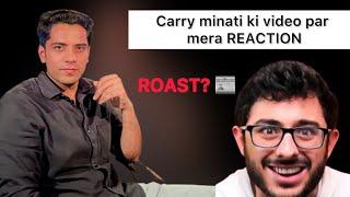 My Reaction to Carry Minati’s video . #shivammalik #carryminati