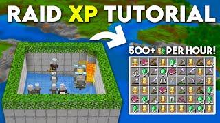 Raid Farm Minecraft Bedrock 1.21 Tutorial MCPEXboxPS4Nintendo SwitchWindows10