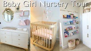 BABY GIRL NURSERY TOUR  Nursery Decor Ideas  Catching up  Meet our Baby Girl