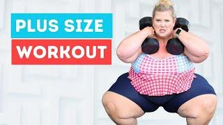 TIME TO LEVEL UP  PLUS SIZE FULL BODY WORKOUT VLOG