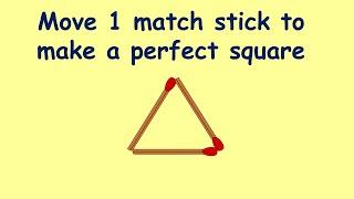 Match stick puzzle  Puzzles with Answer  Feed Brain with Prema