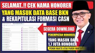 17 JUTA HONORER 100% LOLOS. JIKA TES HANYA FORMALITAS HONORER LANGSUNG SAJA PEMBERKASAN PPPK