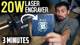 The SUPER Fast SUPER Accurate 20W Laser Engraver Ortur Laser Master 3